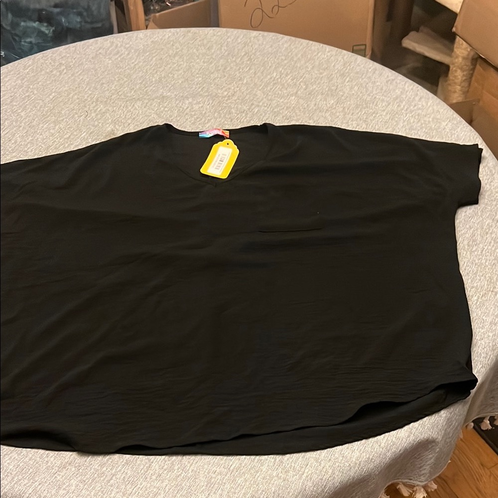 Black Short Sleeve Tees Casual Cotton